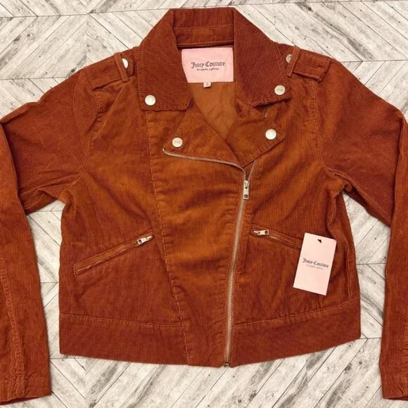 Juicy Couture Moto Jacket L NWT - Picture 1 of 9